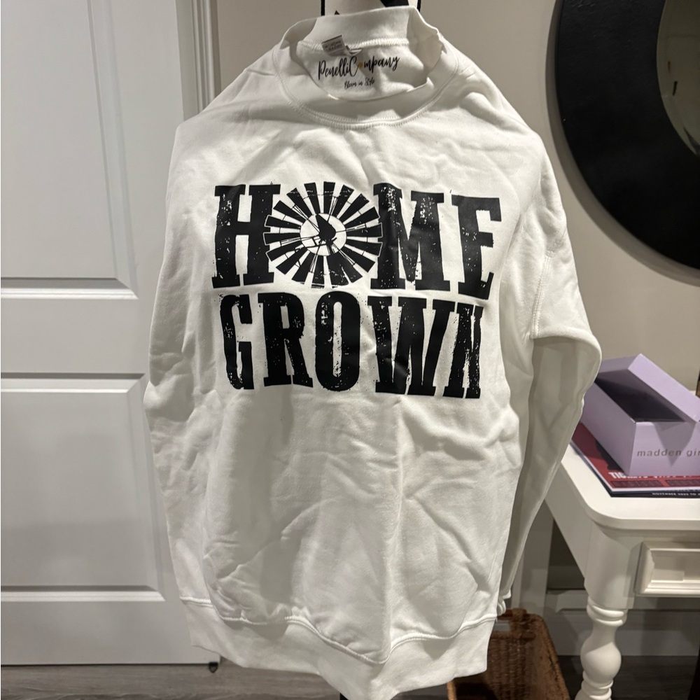 White 'Home Grown' Sweatshirt
